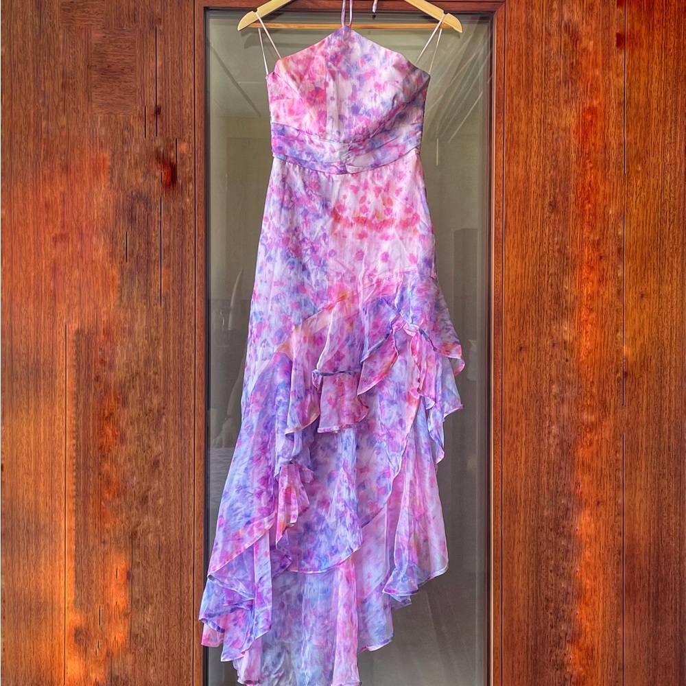 Amanda Uprichard Carlina dress in cotton candy from REVOLVE
